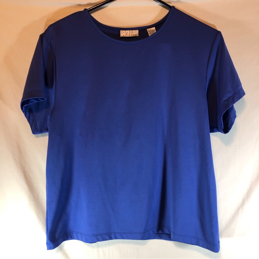 Erika Taylor intimates blue short sleeve top L